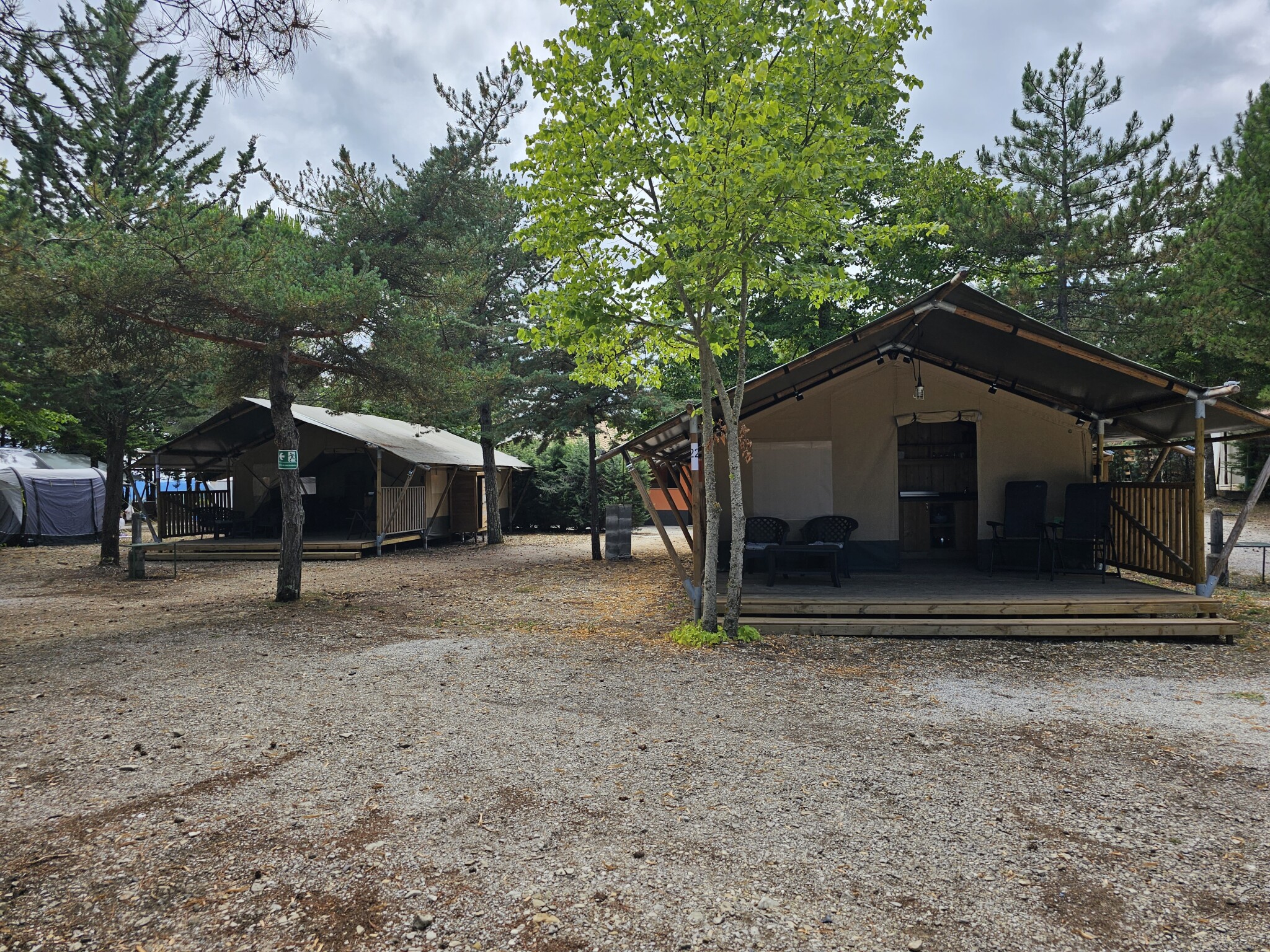 Camping Luna del Monte - Safaritent voor 6 personen incl. sanitair