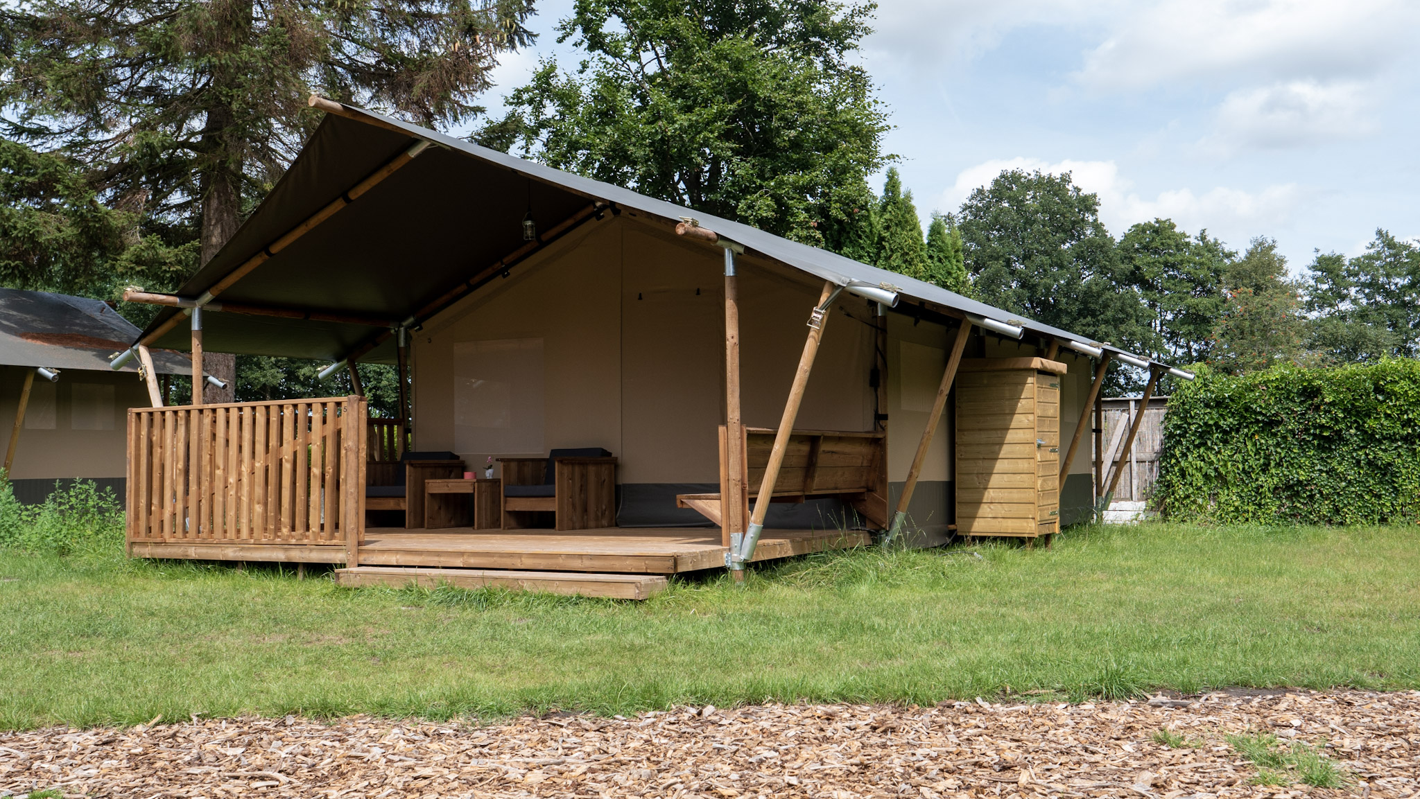 Camping Bockenauer Suisse - Tente Safari 6 personnes avec sanitaires