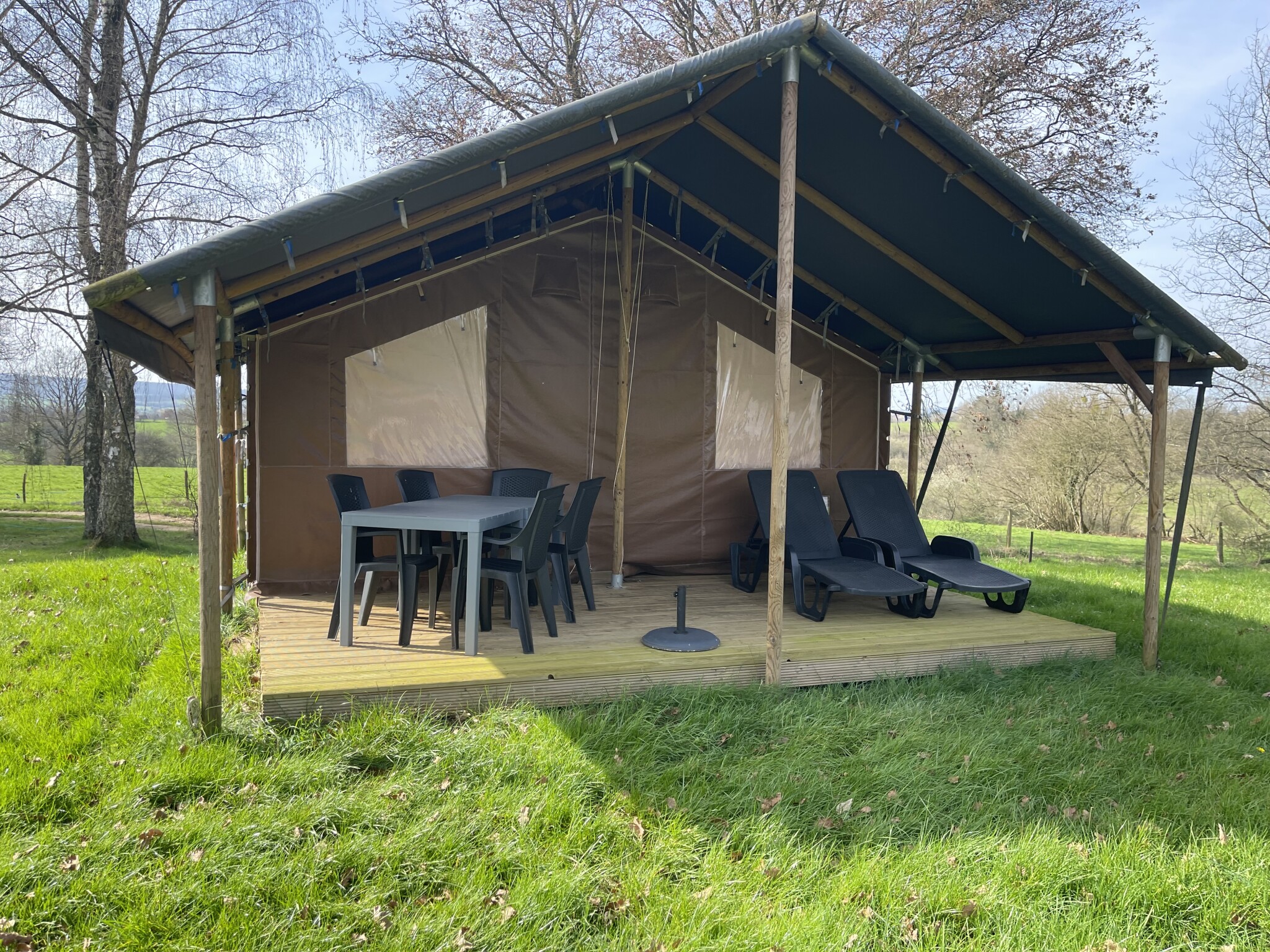 Camping la Colline - Coco (Safarilodge) tent voor 5 personen