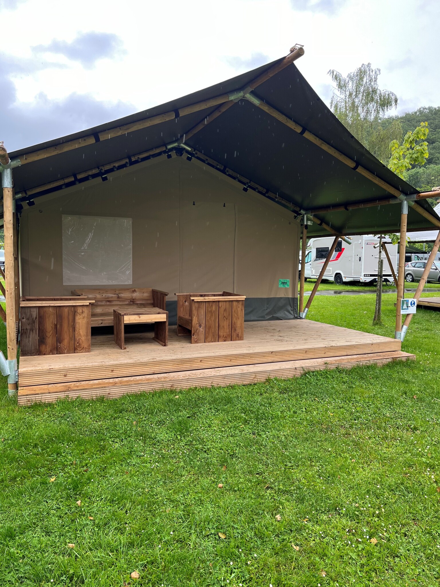 Camping La Colline - Safaritent voor 6 personen