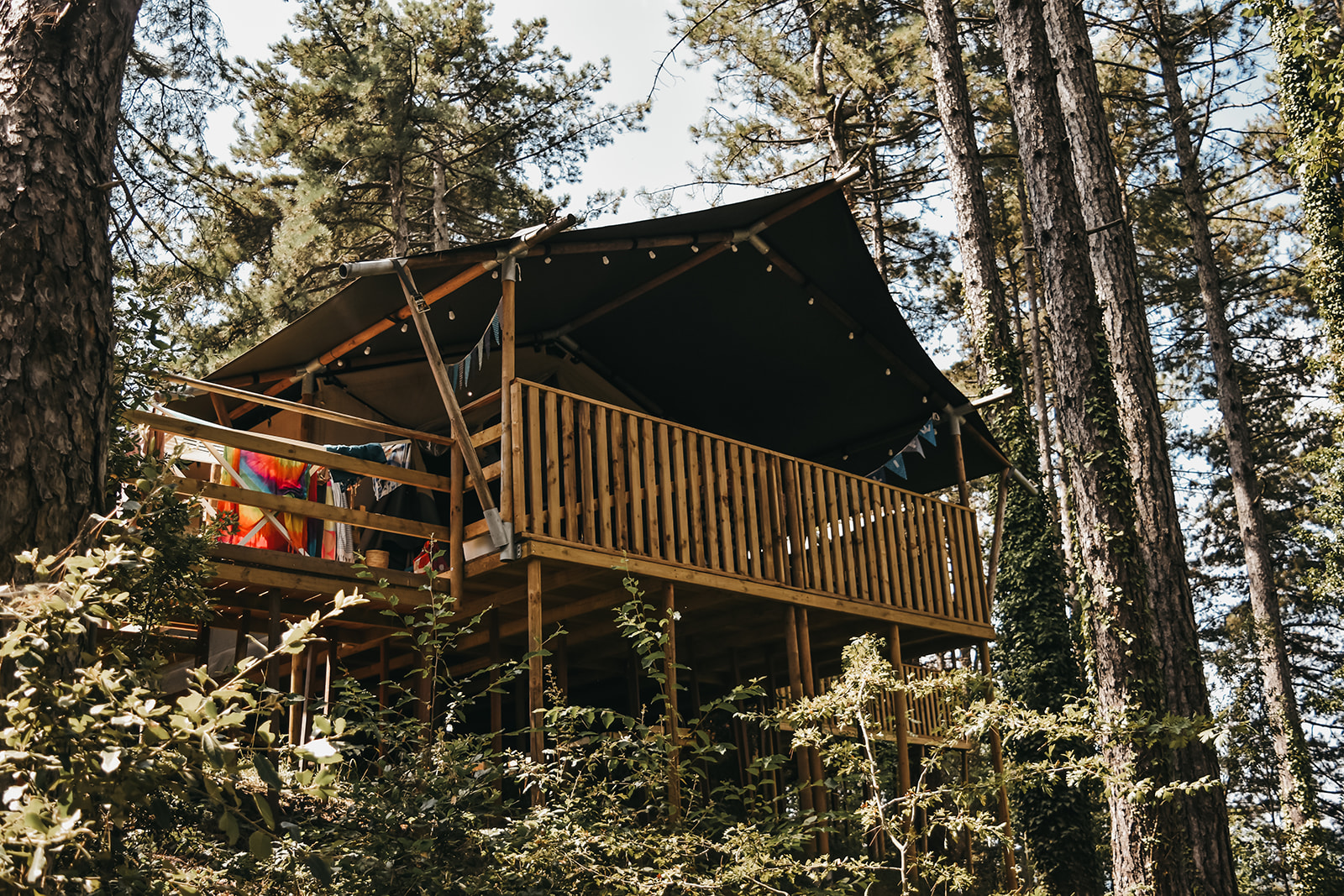 Camping Luna del Monte - Safaritent voor 4 personen incl. sanitair
