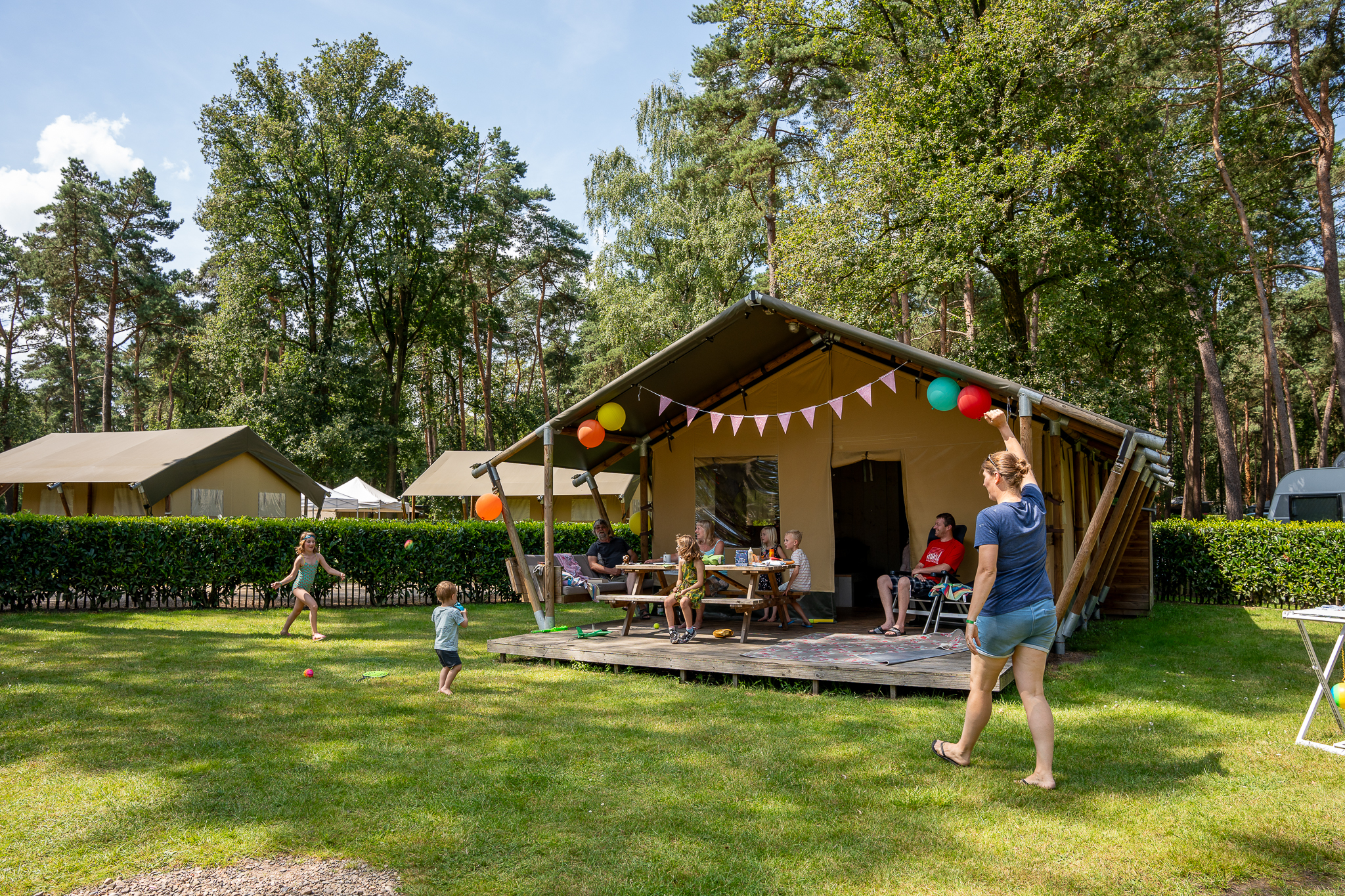 Familiepark Goolderheide - Safaritent 6 personen incl. sanitair