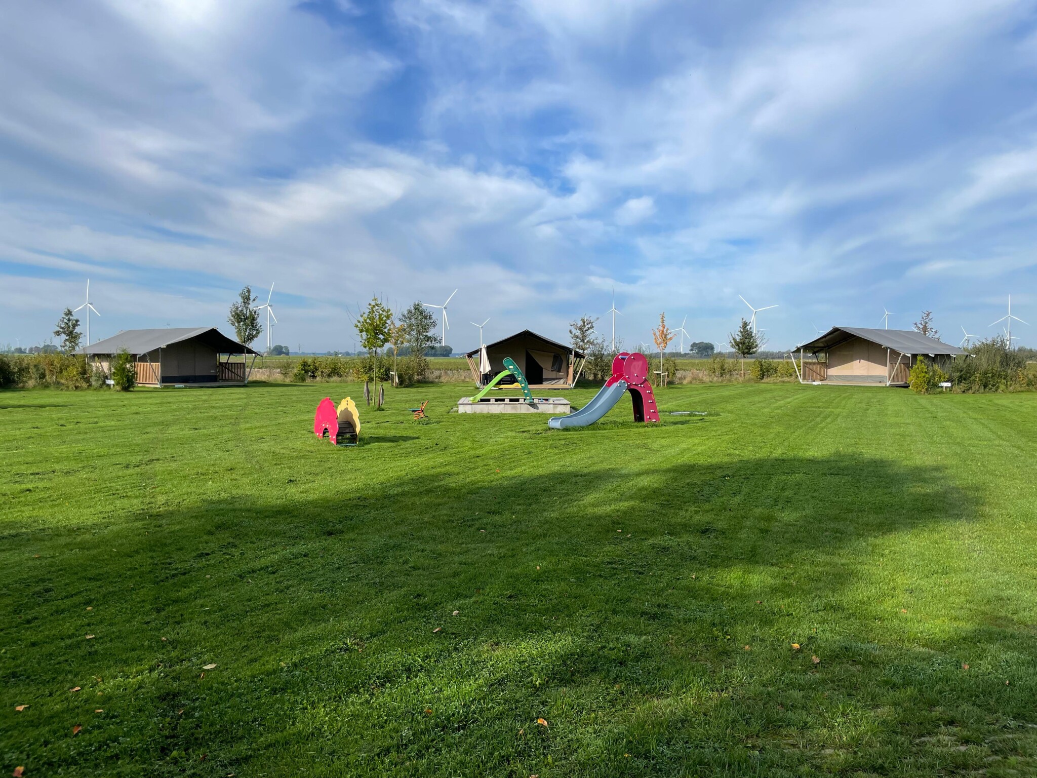 Boerderijcamping de Hinde - Safaritent 6 personen incl. toilet