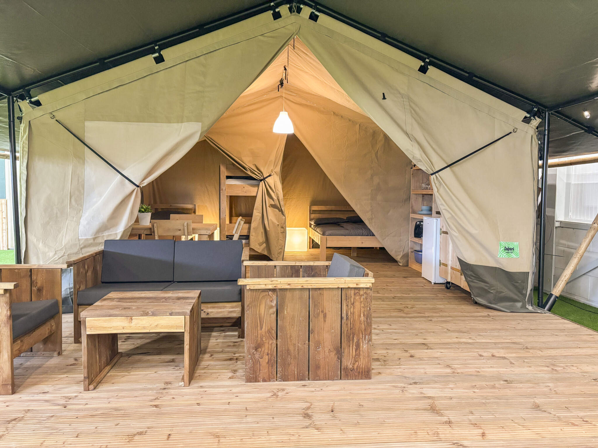 Toftum Bjerge Camping - Safari tent voor 5 personen
