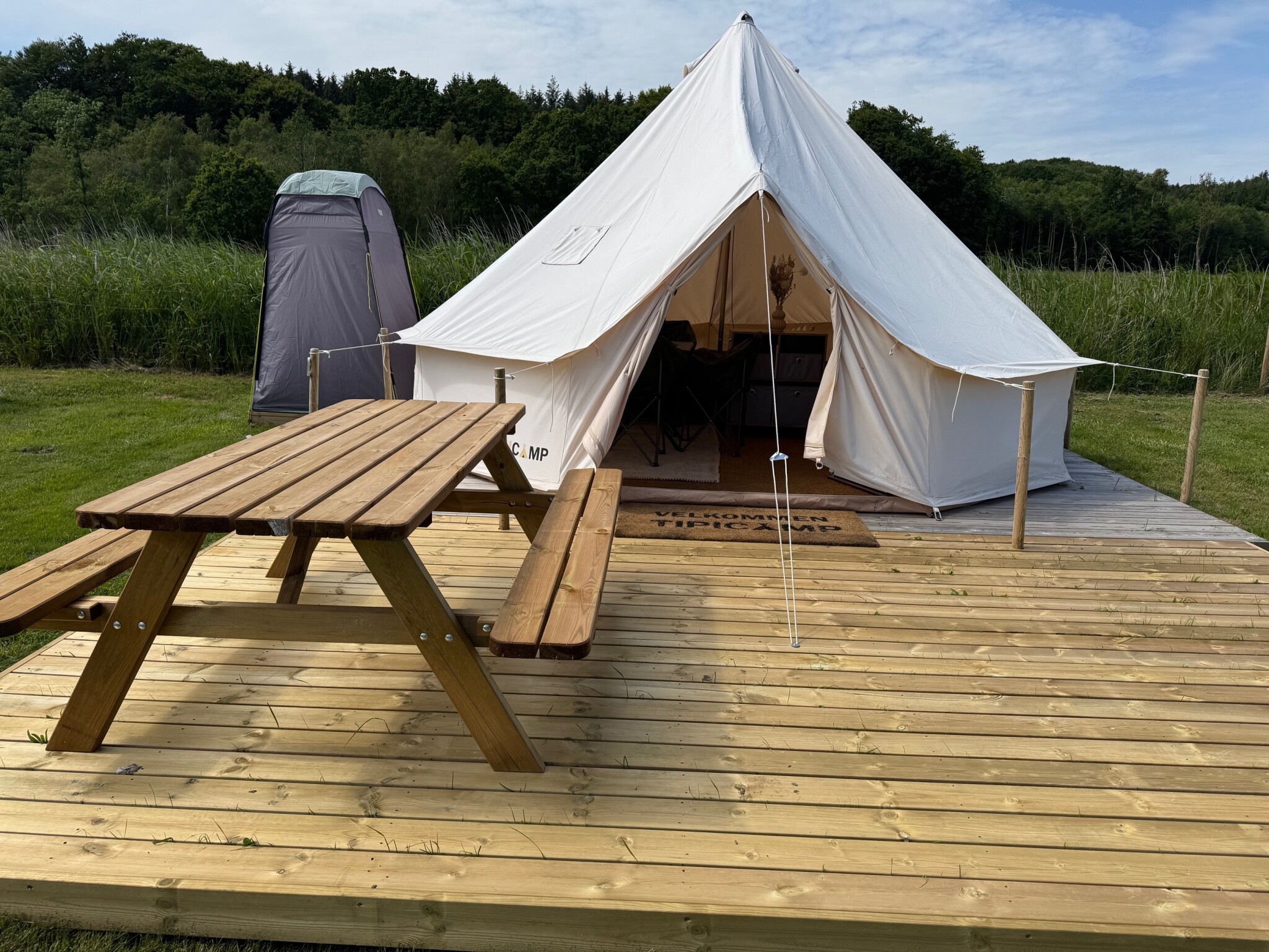 Camping Rosenvold Strand - Tipi tent voor 4 personen
