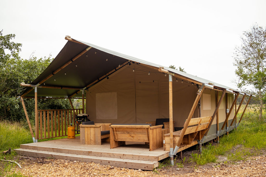 Loekken Klit Camping - Tenda safari per 6 persone con servizi igienici