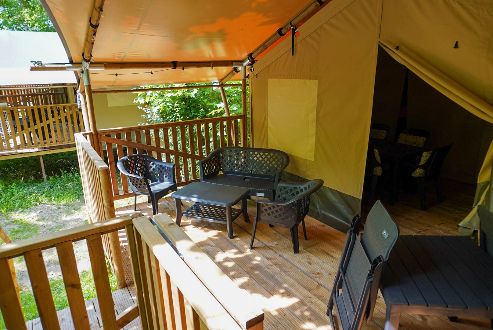 Camping de Rammelbeek - Safaritent 4 personen incl. toilet