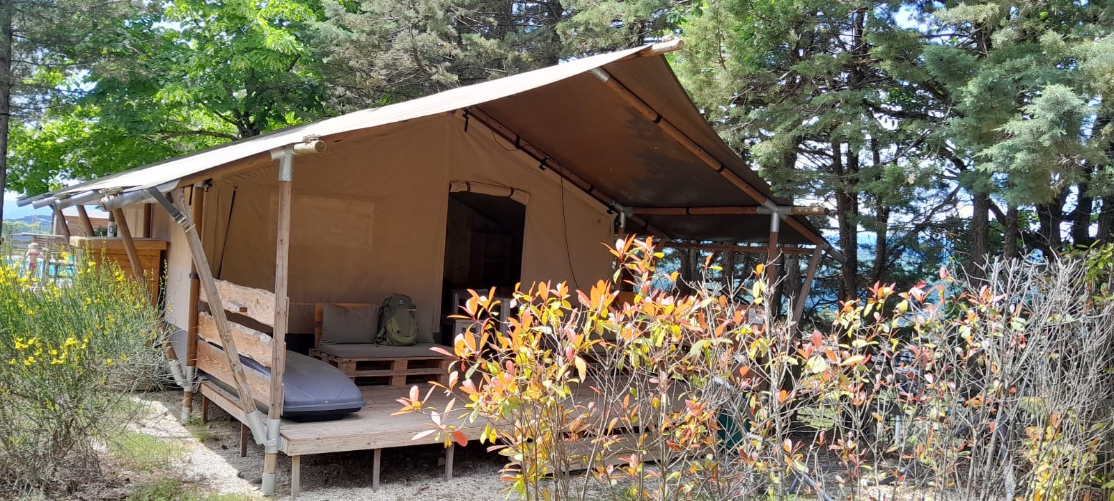 Camping Luna del Monte - Lodgetent voor 5 personen incl. sanitair (gc)