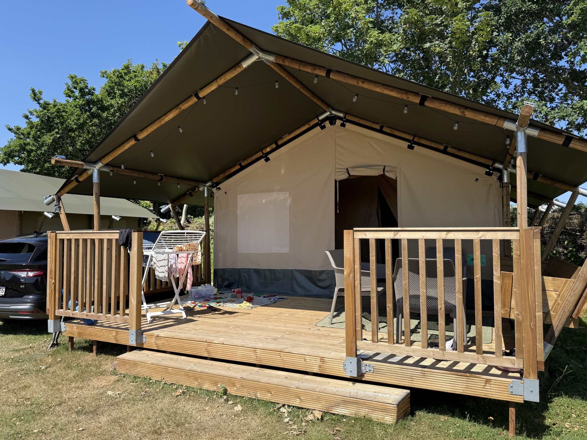 Camping familiare Hvalpsund - Tenda safari per 5 persone