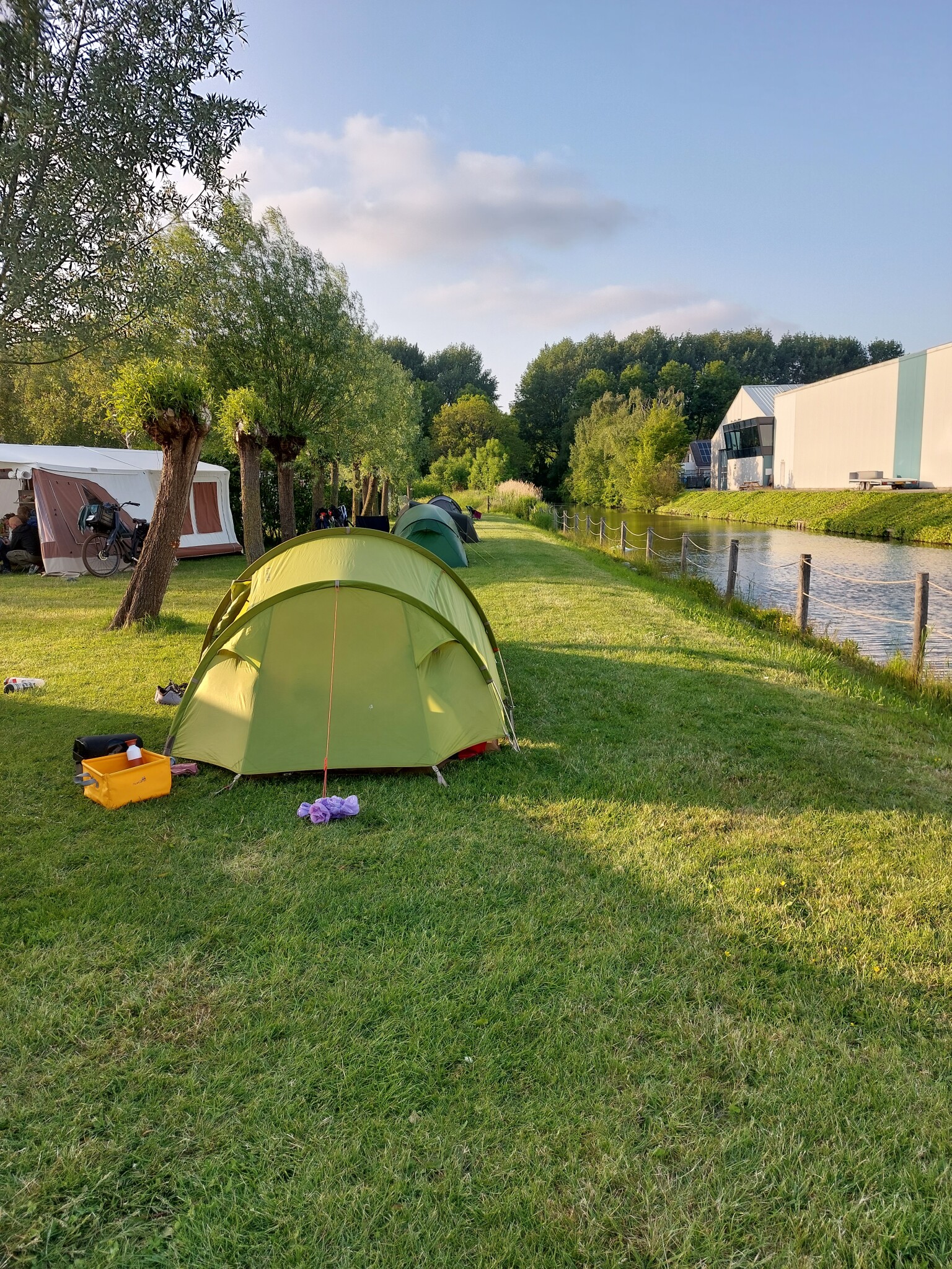 Kamperen met de fiets