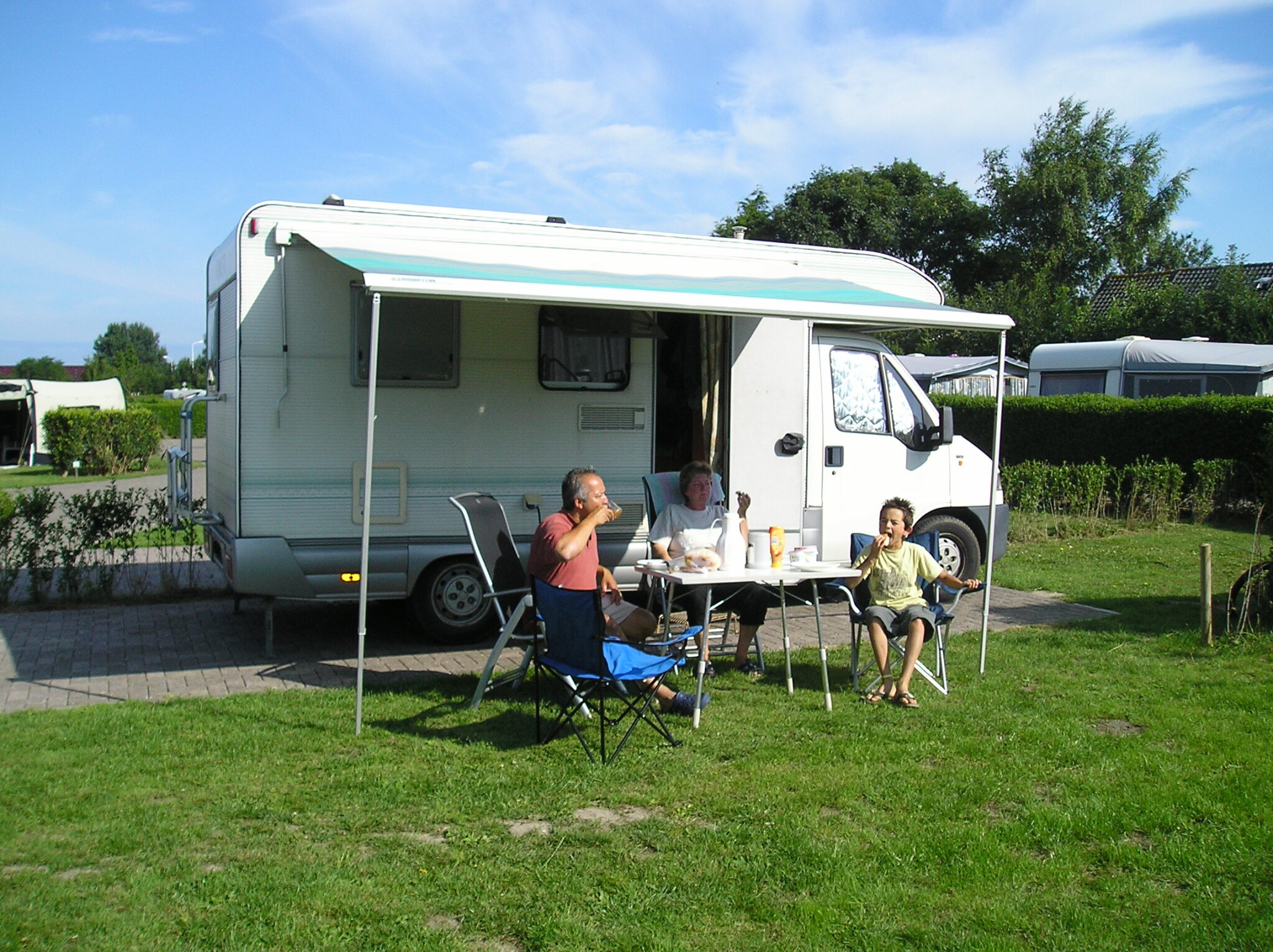 Emplacement pour camping-cars