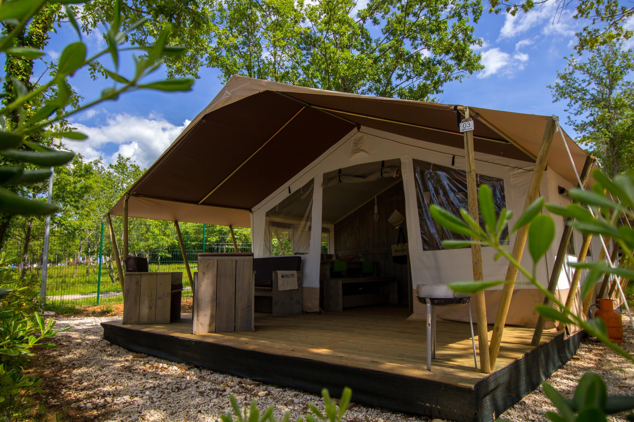 Bijela Uvala - Safaritent + sanitair + airco (5P)