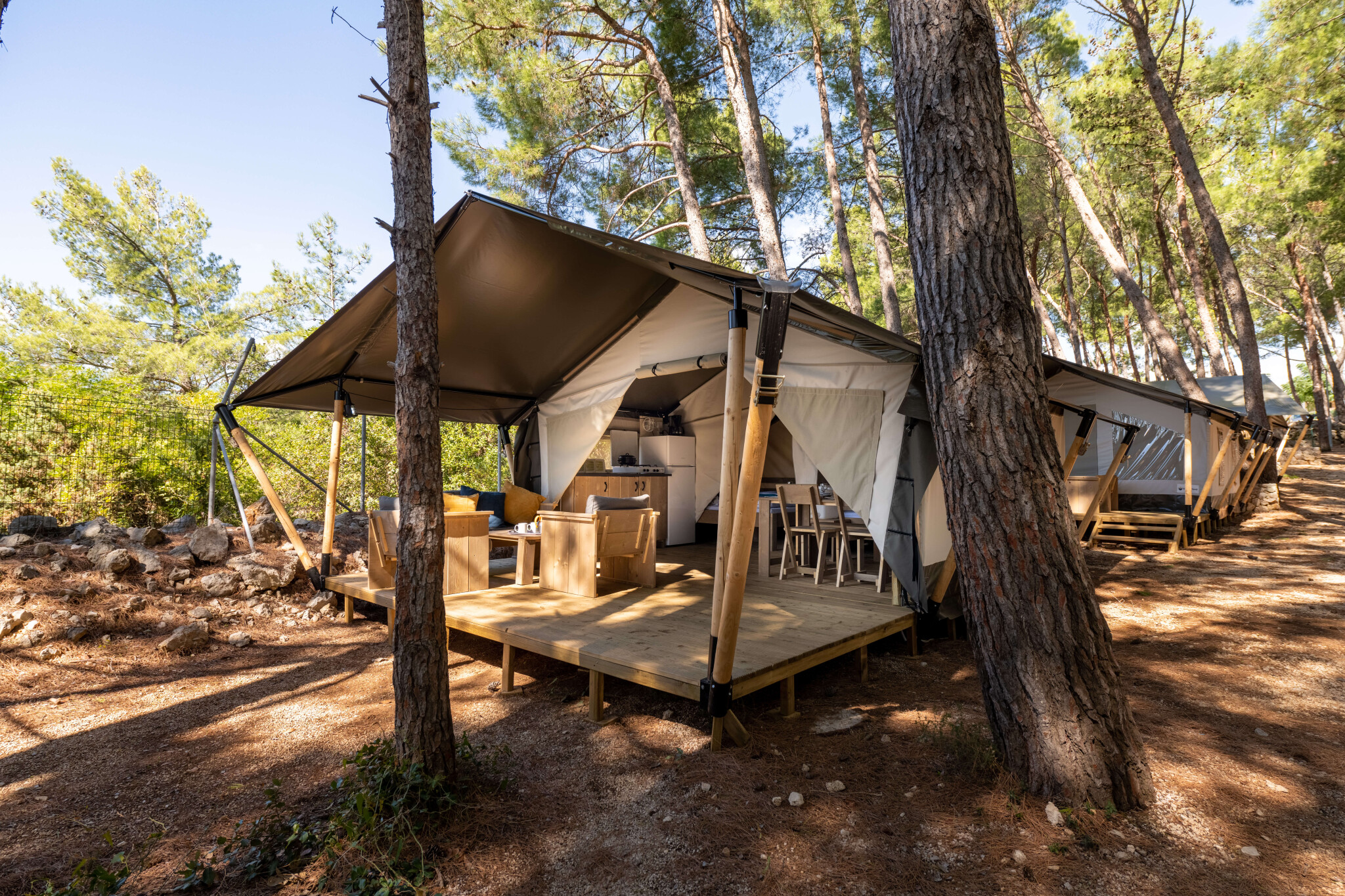 Krk - Safaritent Comfort + airco