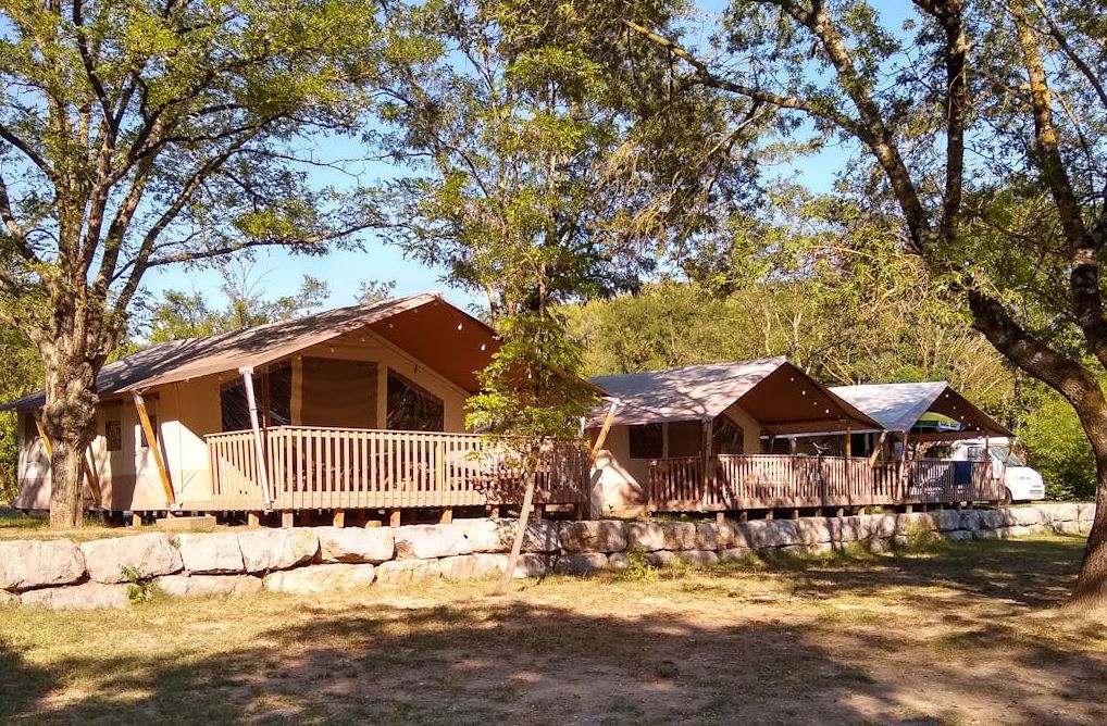 Polari - Safari tent Sunset + servizi igienici + aria condizionata (6P)